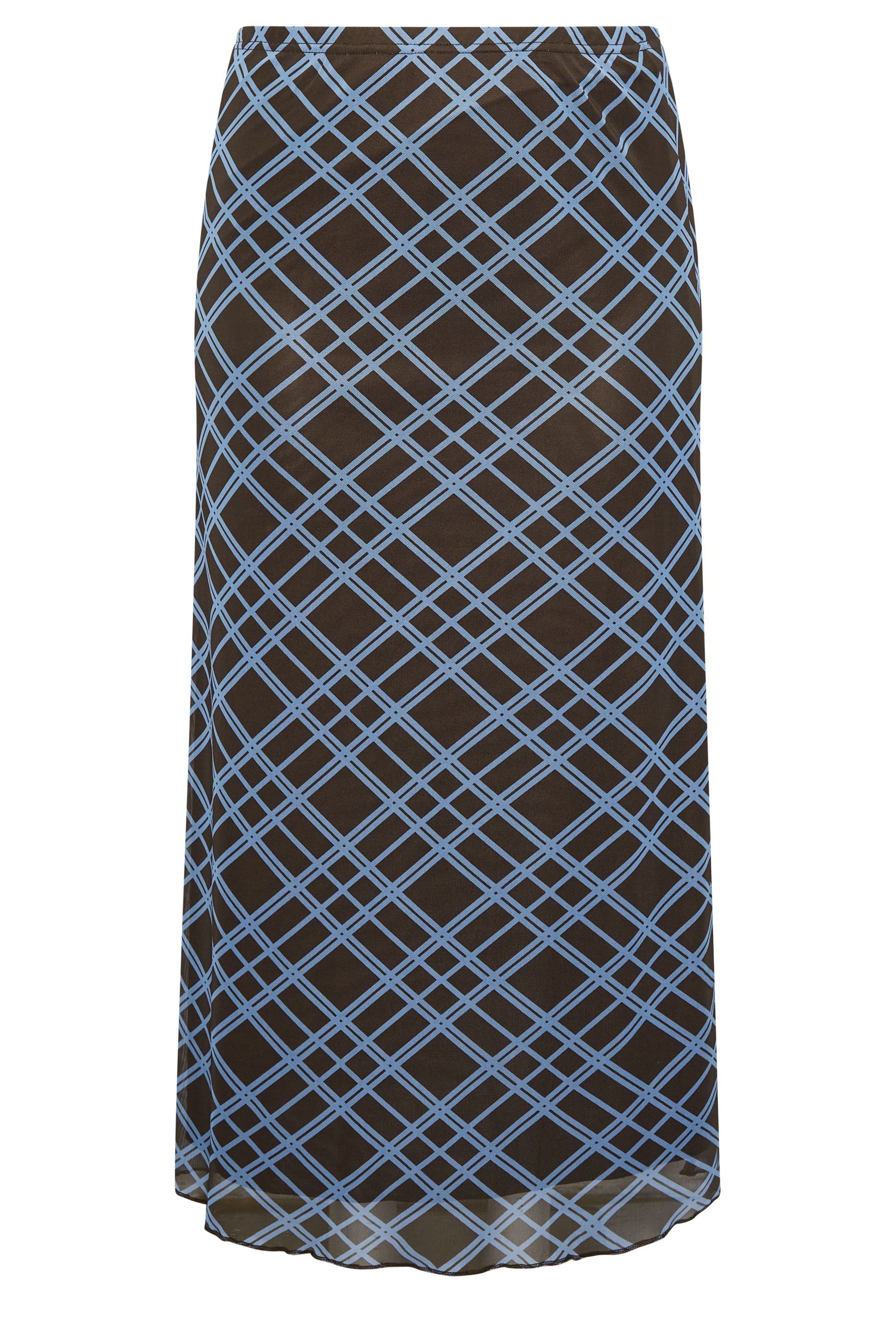 Yours Check Maxi Skirt