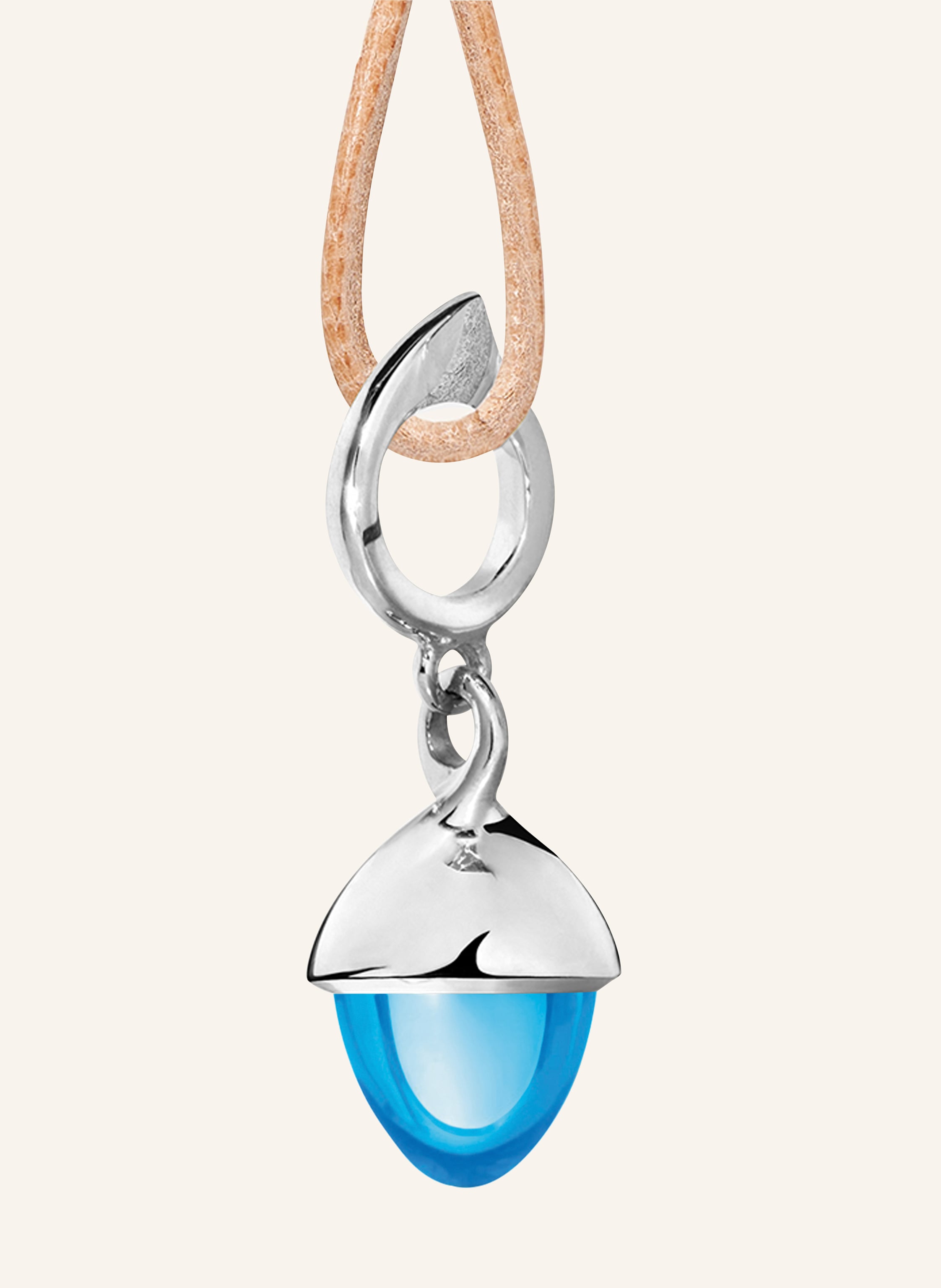 TAMARA COMOLLI Anhänger PENDANT MIKADO FLAMENCO SWISS TOPAZ Swiss Topas 18K Weißgold
