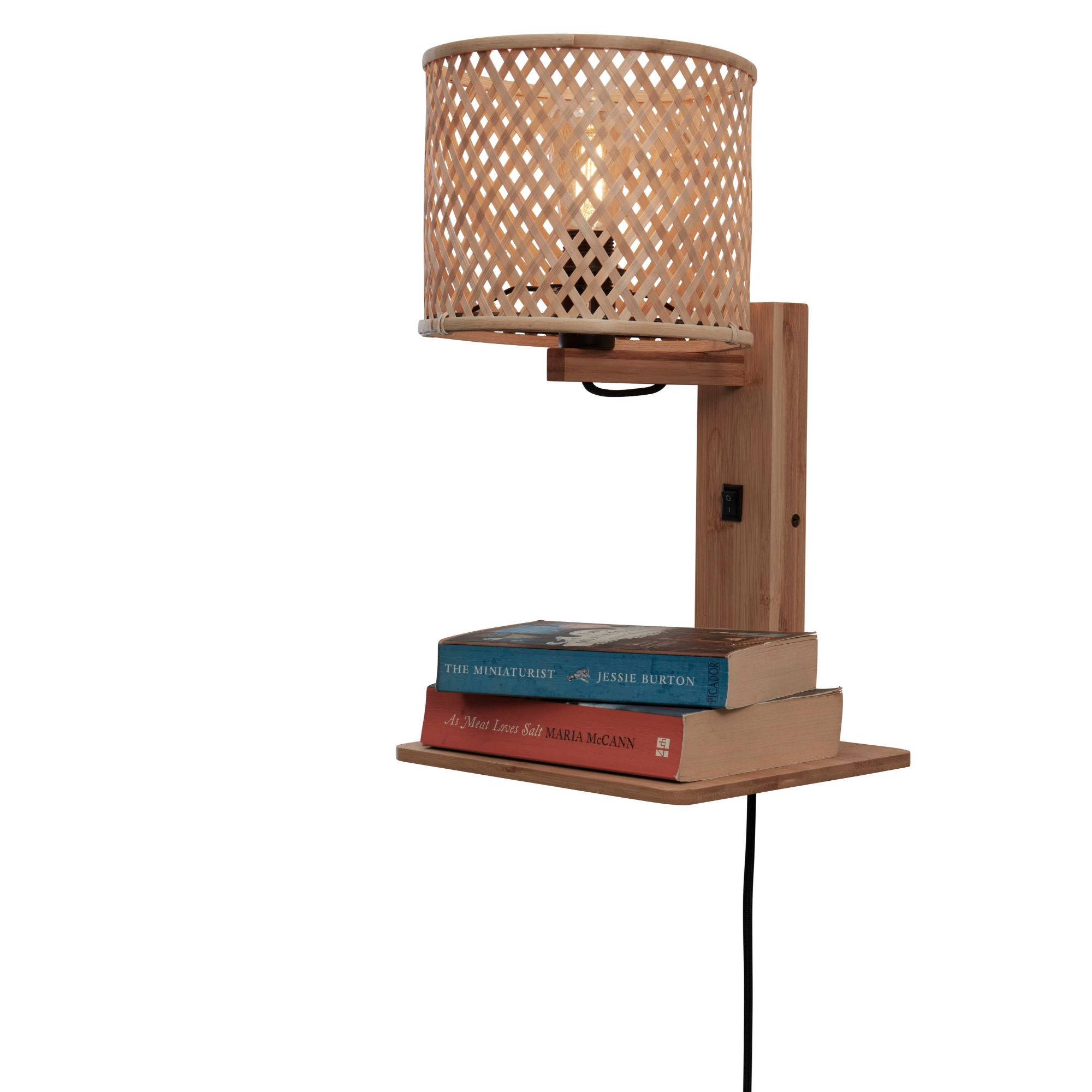 GOOD&MOJO wandlamp Java - bruin - Ø12cm