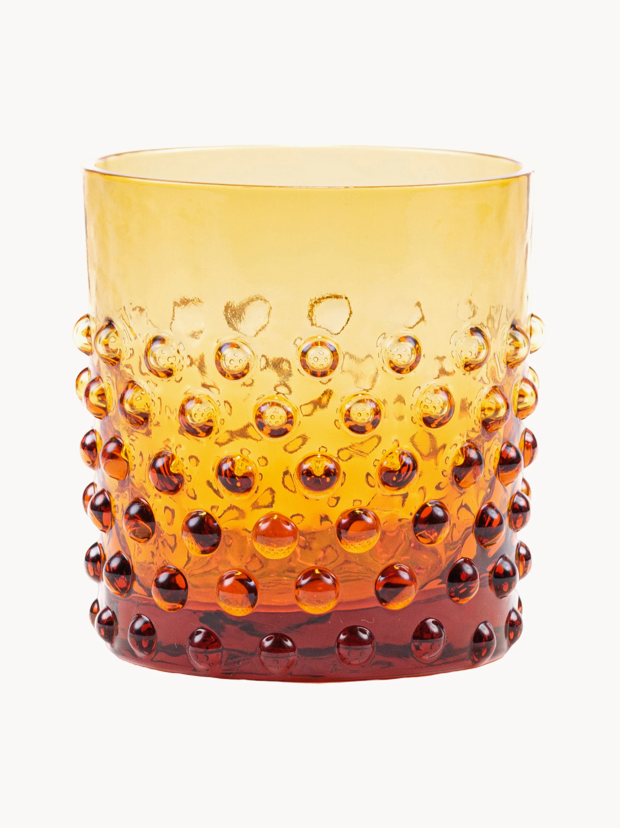 Mundgeblasene Trinkgläser Hobnail, 2er-Set