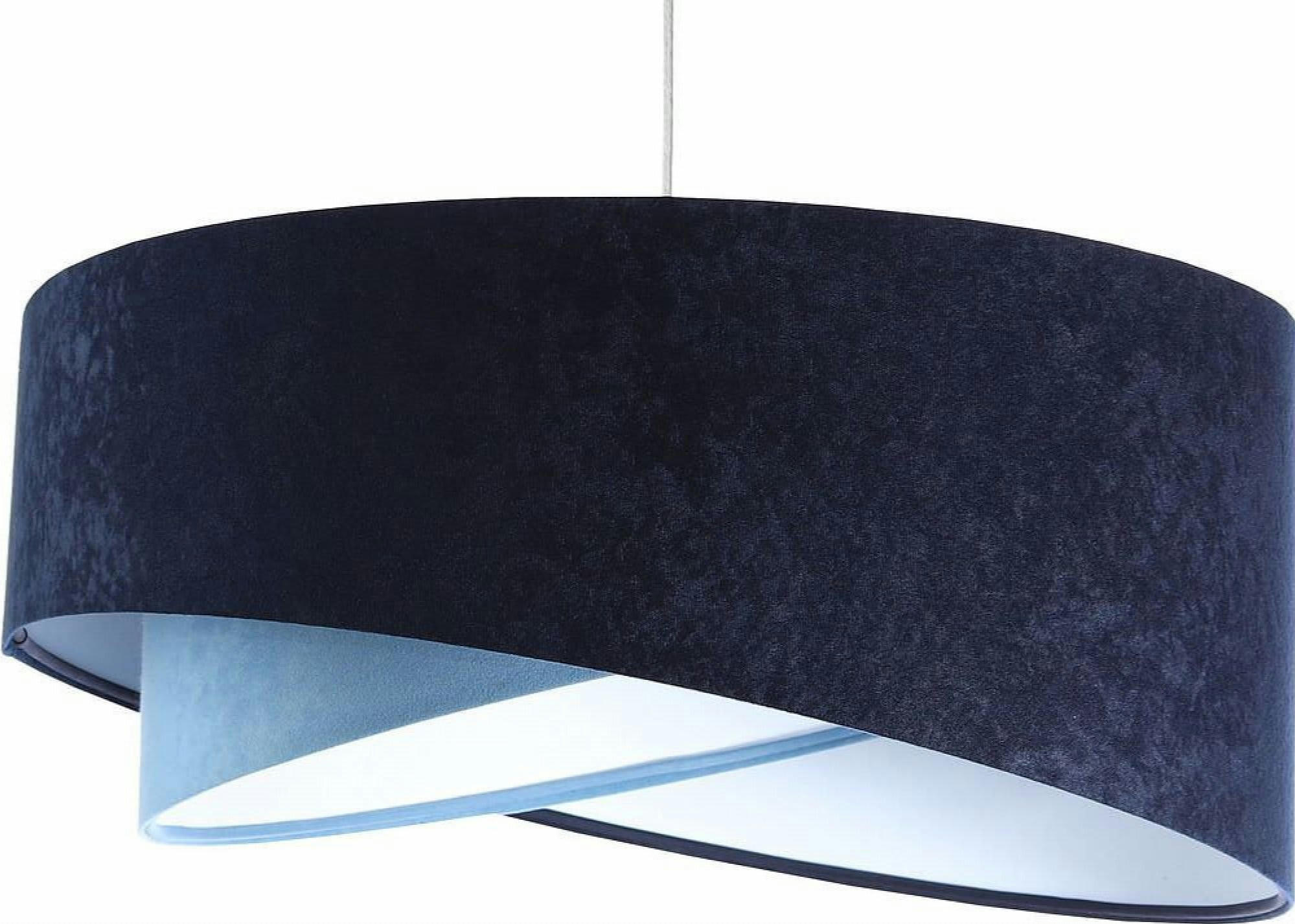 GALAXY - Suspension Tissu Bleu 50x50x105 cm