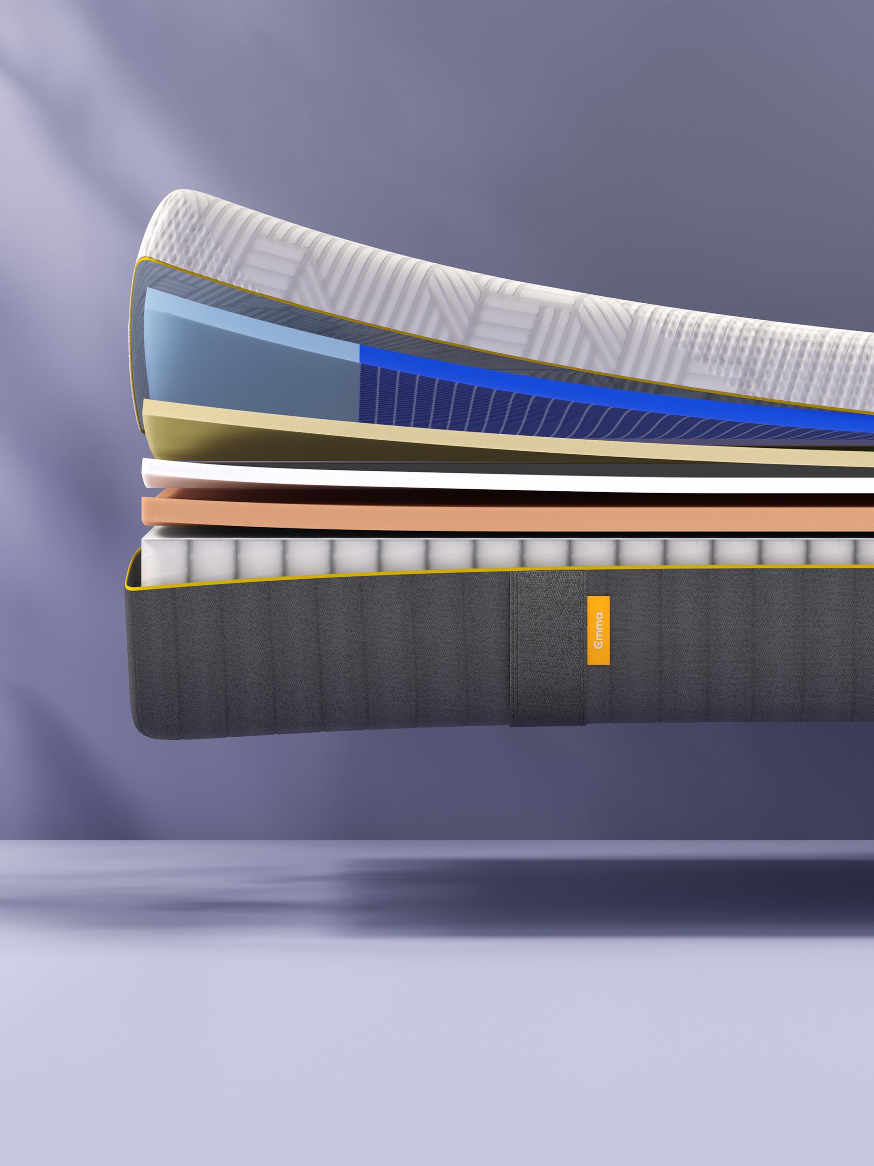 Emma Grey Hybrid AirGrid Mattress
