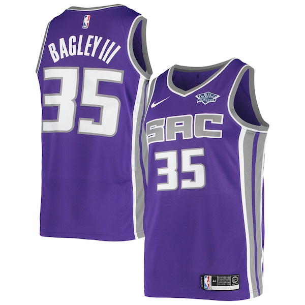 Marvin Bagley III Sacramento Kings Nike Swingman Team Player Jersey - Icon Edition - Purple