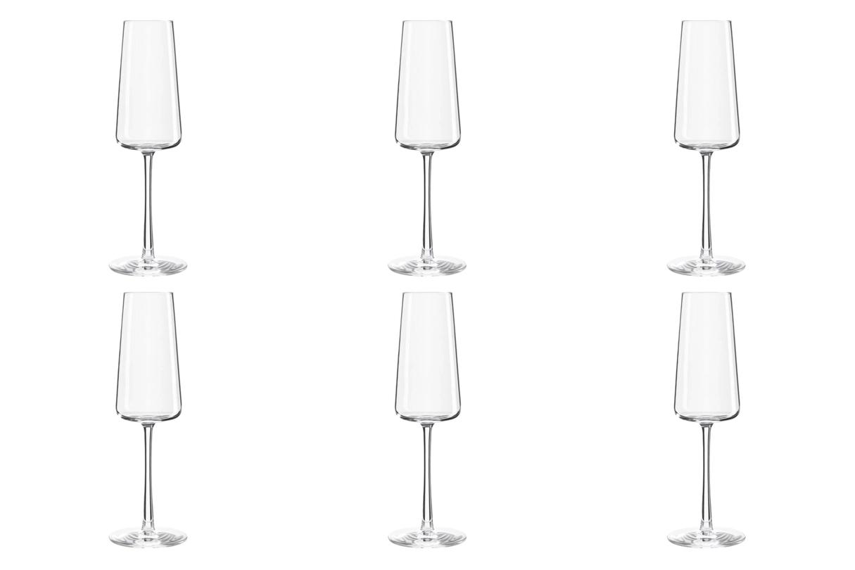 Champagnerglas-Set 6er-Set Power