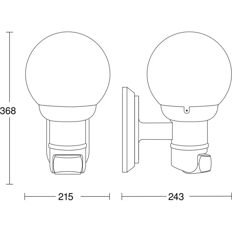 Outdoor Wandleuchte L 560 S