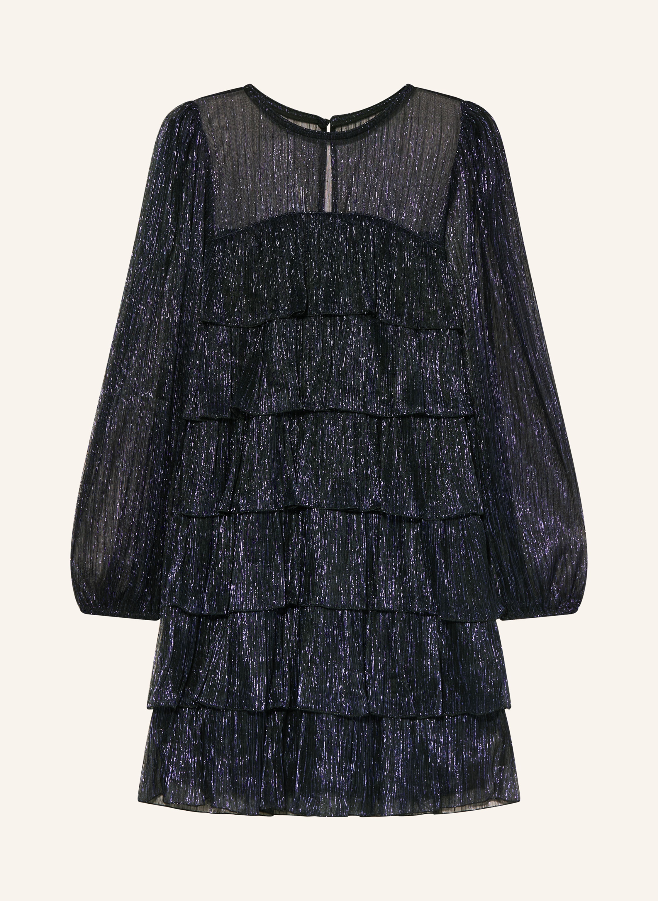 Phase Eight Cocktailkleid NIKA mit Glitzergarn und Volants