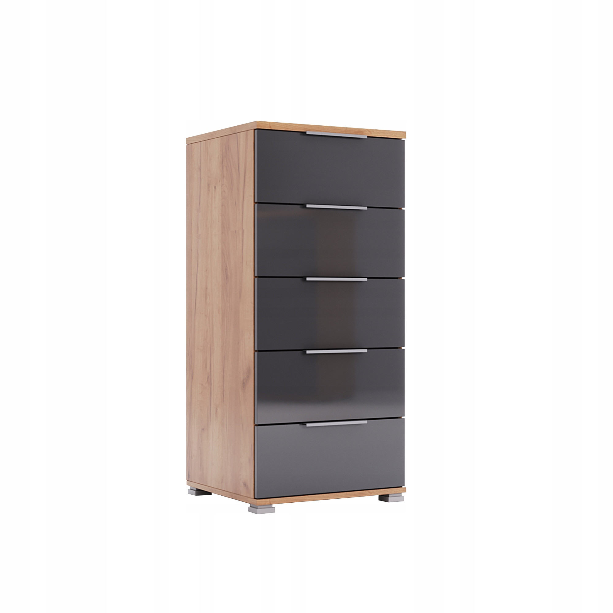 Komoda Wysoka Sypialnia Salon Szafka 108x50 Połysk