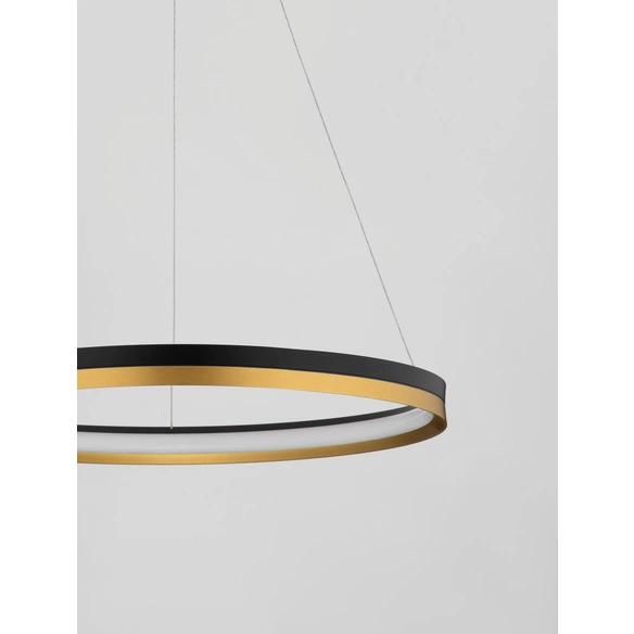 Pendelleuchte »Cantria«, LED, 33 W, Höhe: 150 cm, schwarz/goldfarben