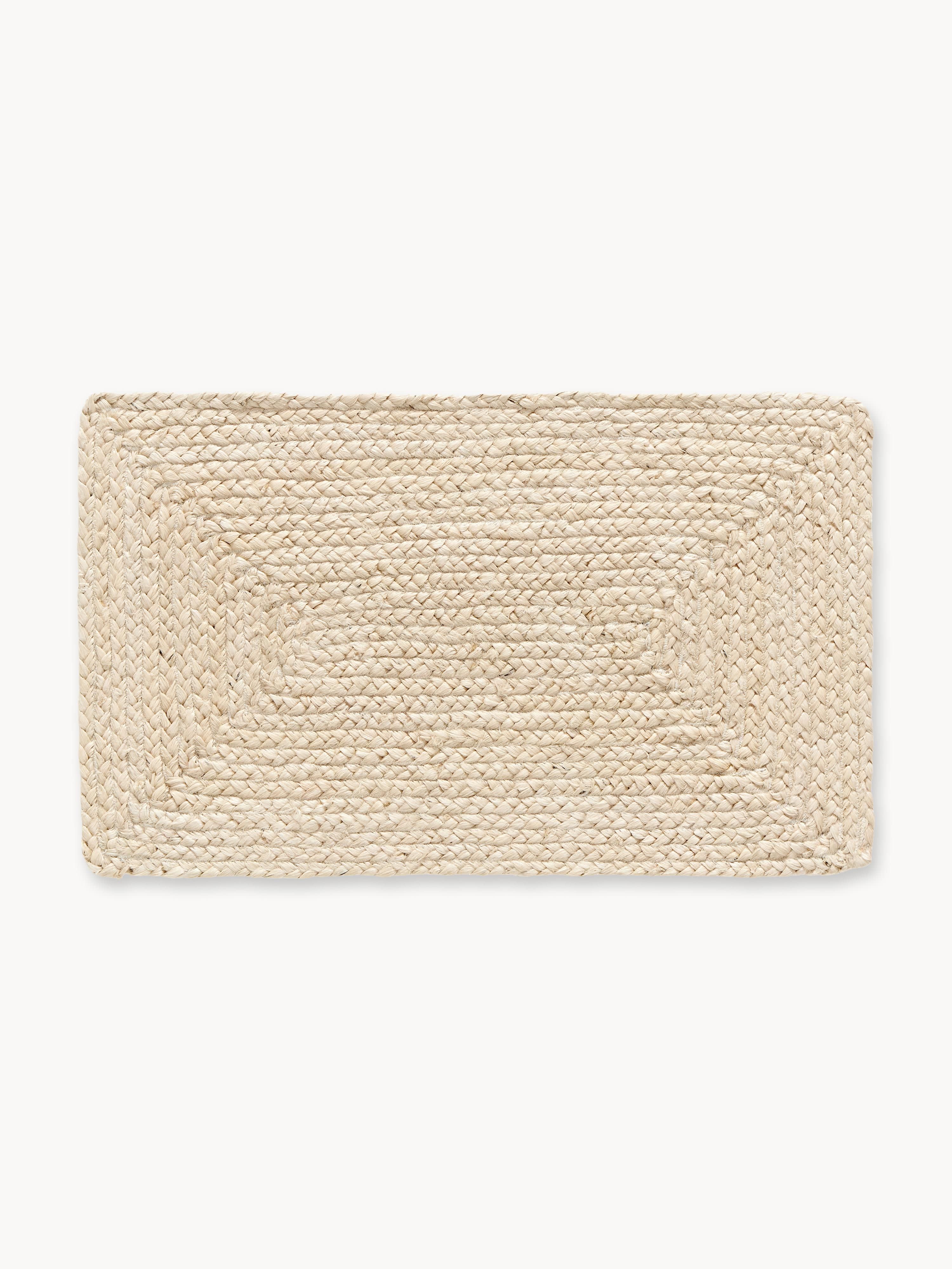 Handgefertigte Jute-Fußmatte Sharmila