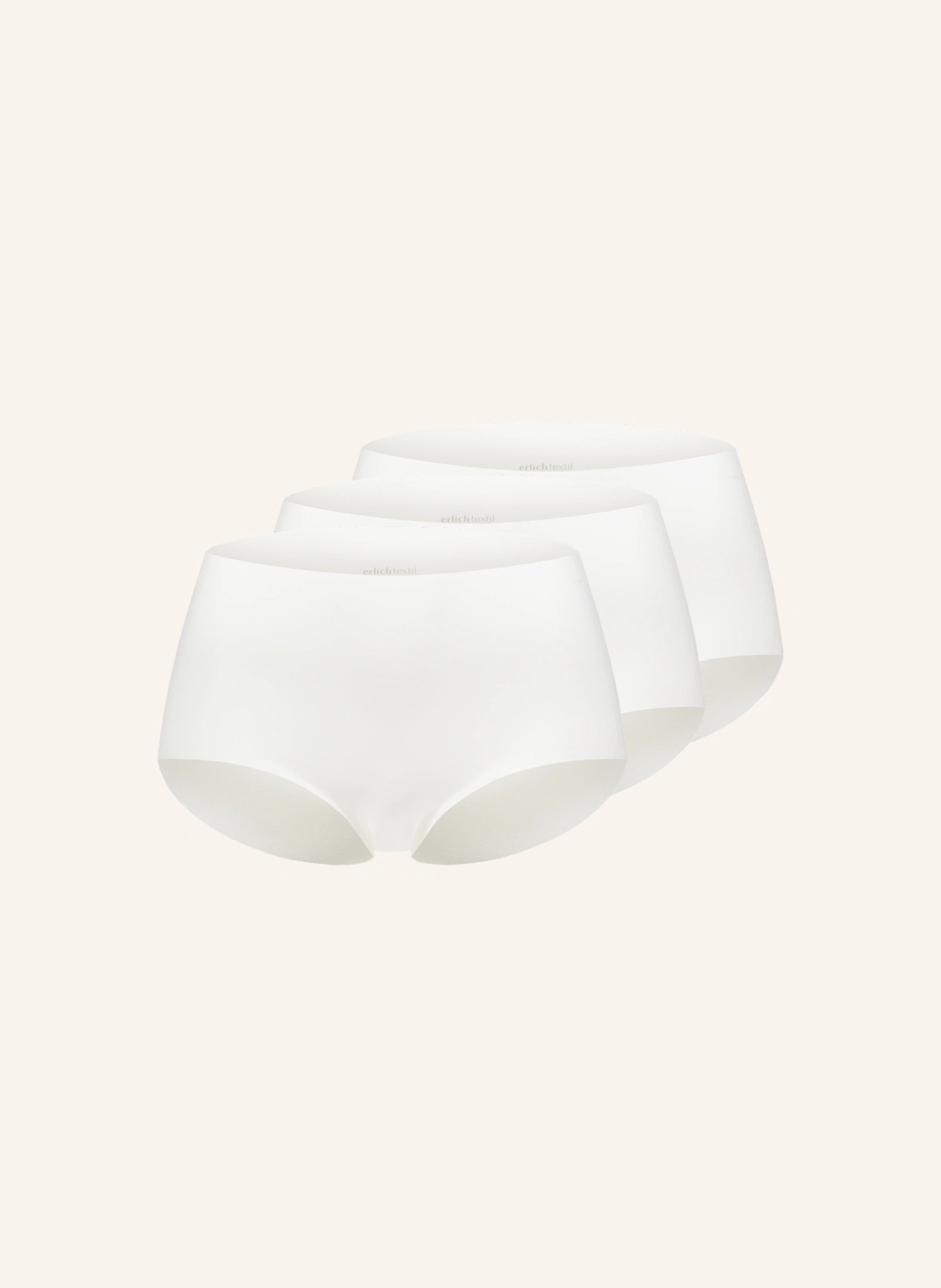 erlich textil 3er Pack Light Touch High Waist Slip mit weichem Modal - nahtlose Kanten