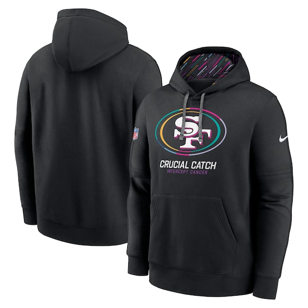 San Francisco 49ers Nike 2024 NFL Crucial Catch Club Pullover Hoodie - Black