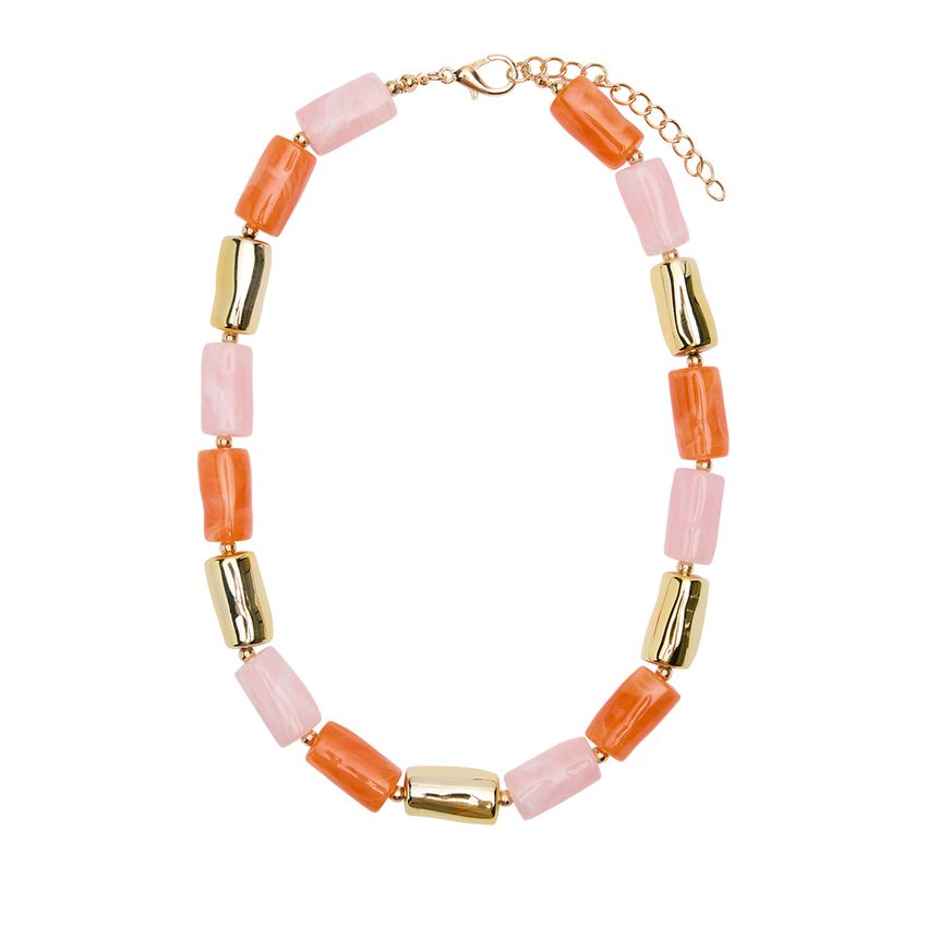 Manfield Multicolor gekleurde kralenketting