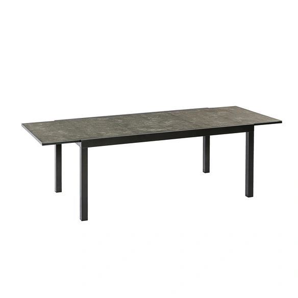 Ausziehtisch »Semi«, BxHxT: 99,5 x 75,5 x 180 cm, Tischplatte: Sicherheitsglas