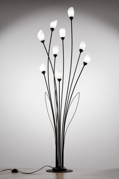 Lampa stojąca GLORIOSA czarny 9xG9x15W wym:160x53x53cm IP20 Jupiter