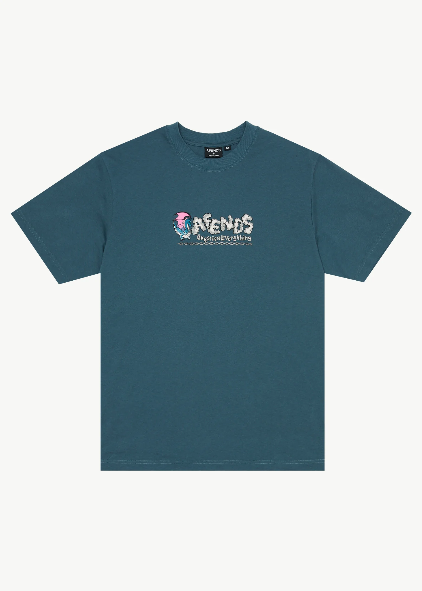 AFENDS Mens Huffenpuff - Retro Tee - Fuel