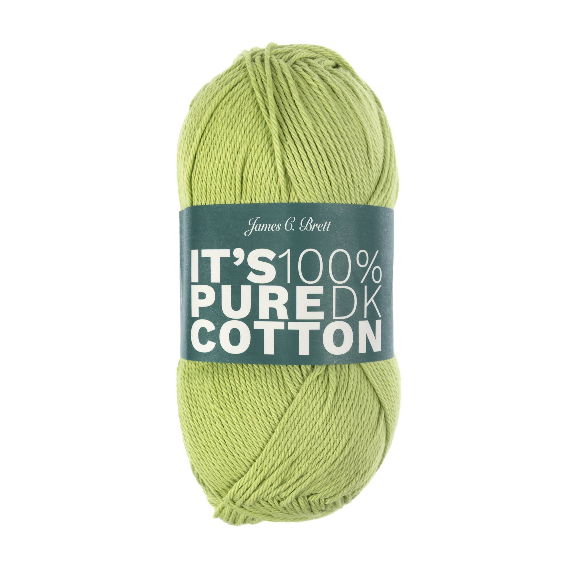 James C Brett Lime It’s Pure Cotton Yarn 100g