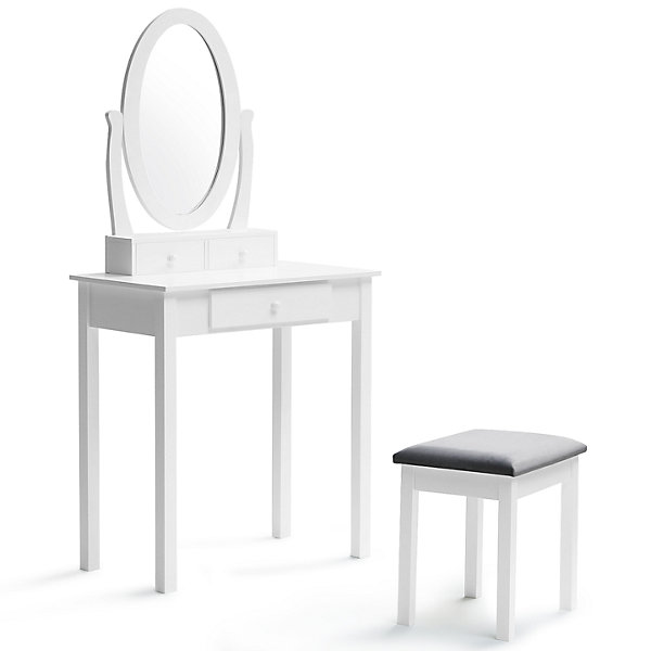 Coiffeuse BETTY avec miroir et tabouret