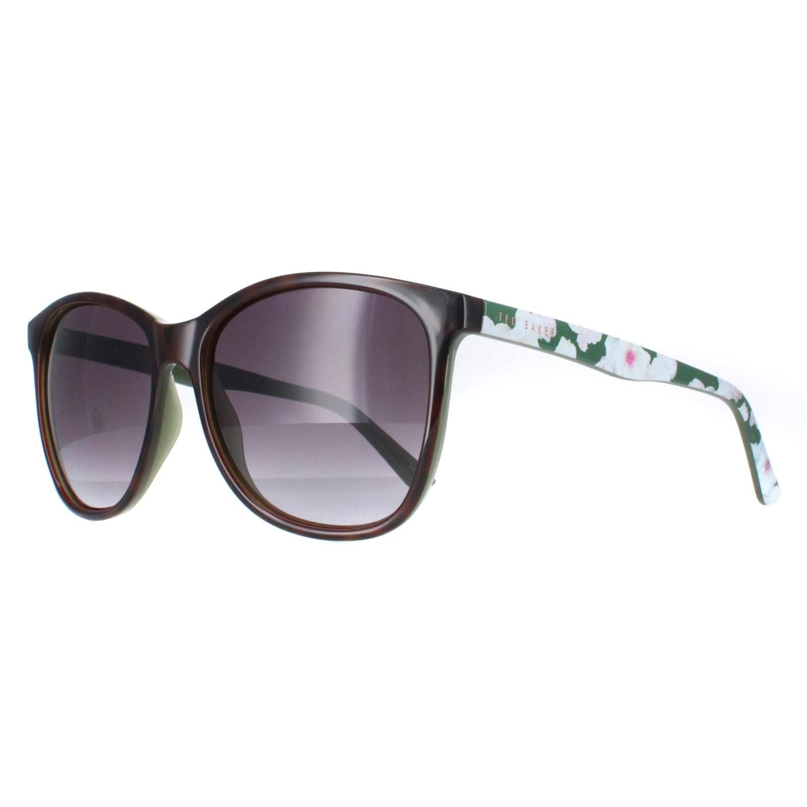 Ted Baker Oval Tortoiseshell Grey Gradient TB1496 Alva