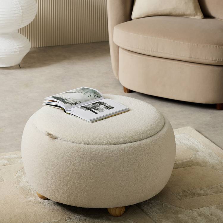 Habitat Adeline Round Coffee Table - Cream