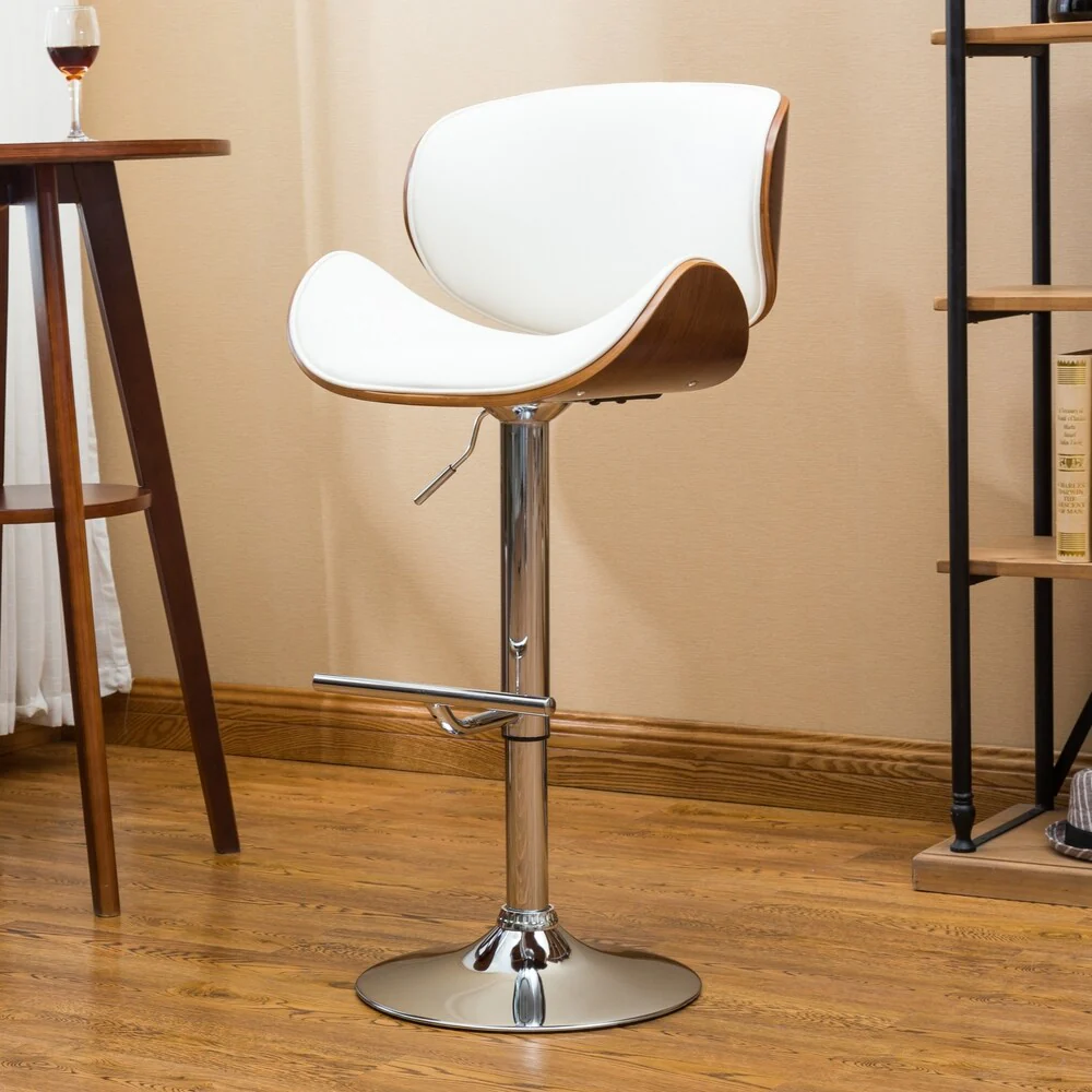 Strick & Bolton Lega Modern Adjustable Swivel Bar Stool