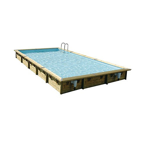 Bâche à bulles pour piscine bois Linéa 5,00 x 11,00 m - Ubbink