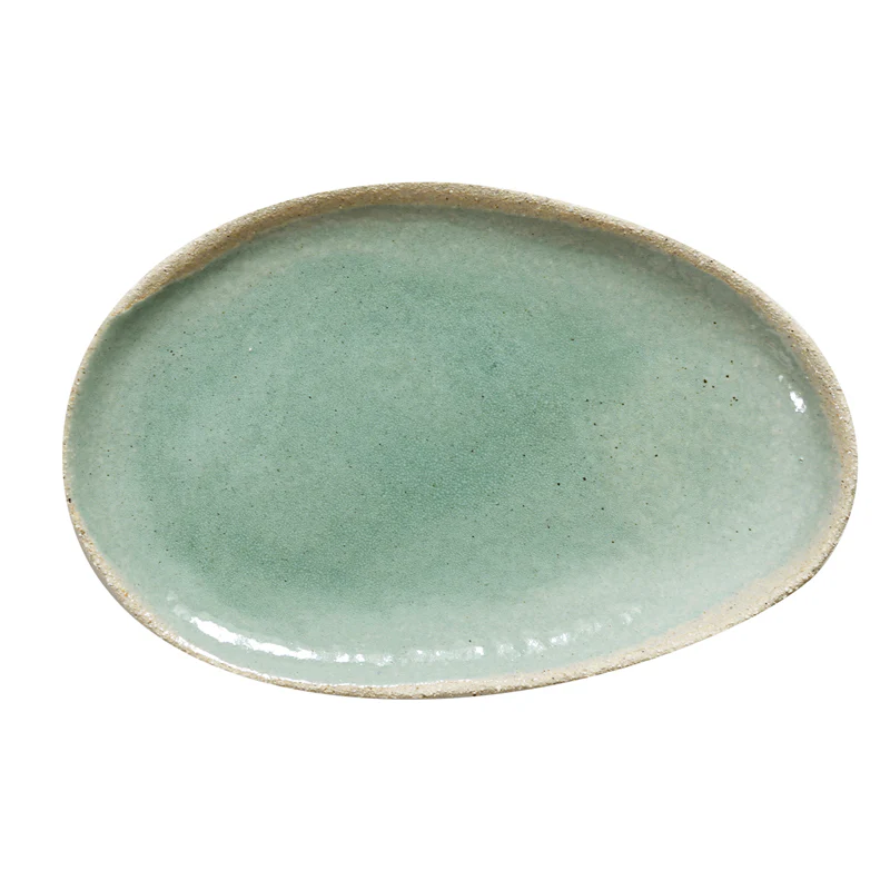 plat ovale l vert