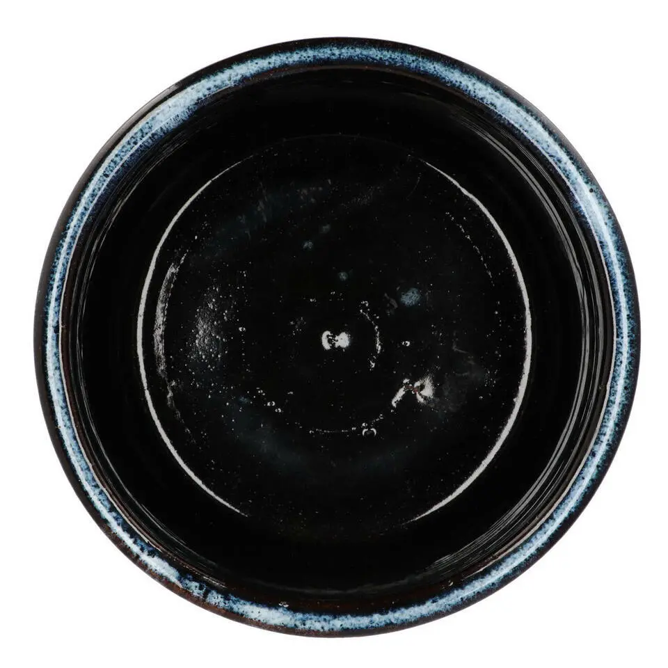 DK Design Bloempot model Blue Glaze - blauw - D23 x H26 cm