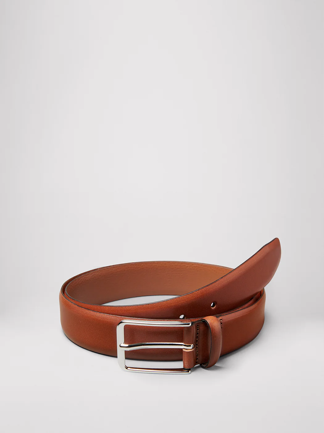 Ceinture fine en cuir lisse