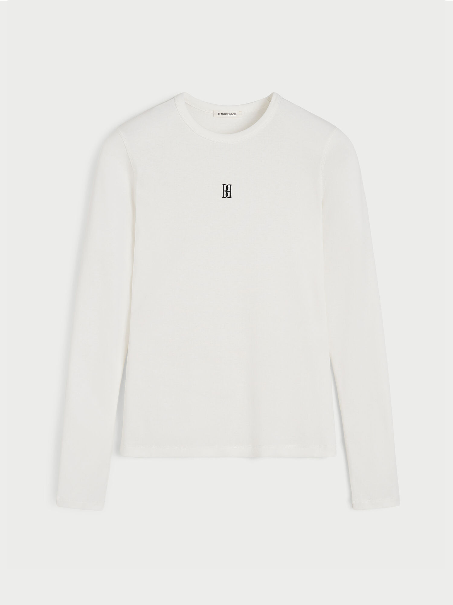 Brita økologisk bomulds-T-shirt med lange ærmer
