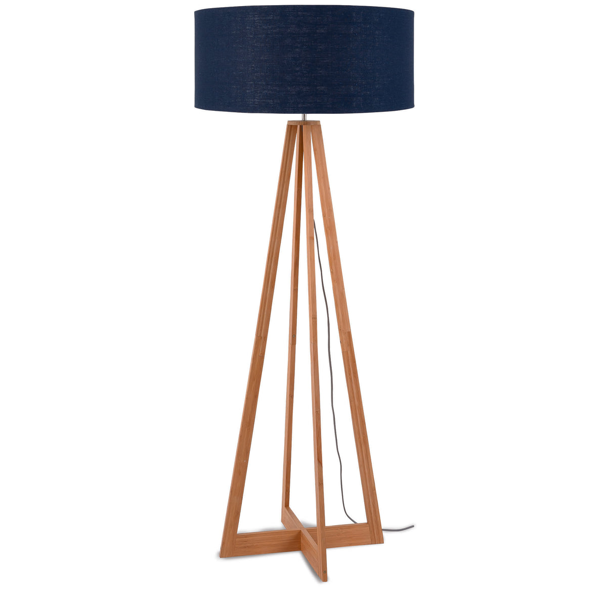 GOOD&MOJO vloerlamp Everest - blauw - Ø60cm