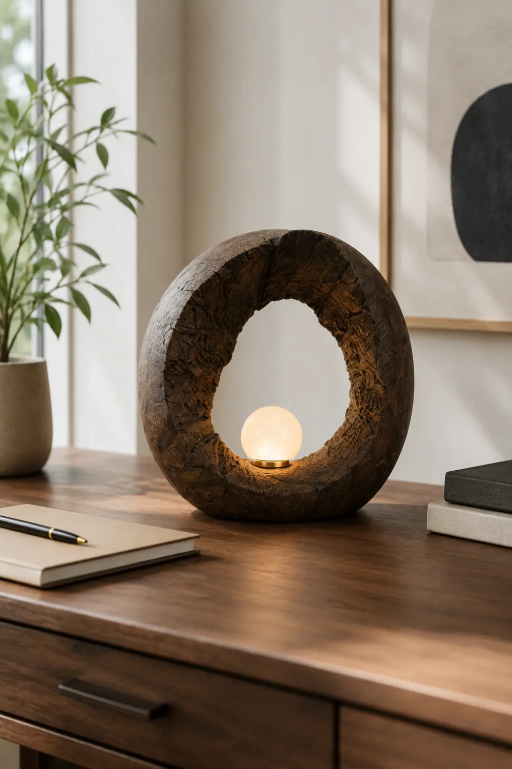 Wooden Art Lamp #WL123