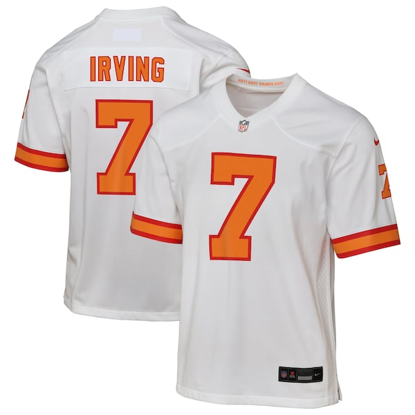 Bucky Irving '76 Tampa Bay Buccaneers Youth  Game Jersey - White