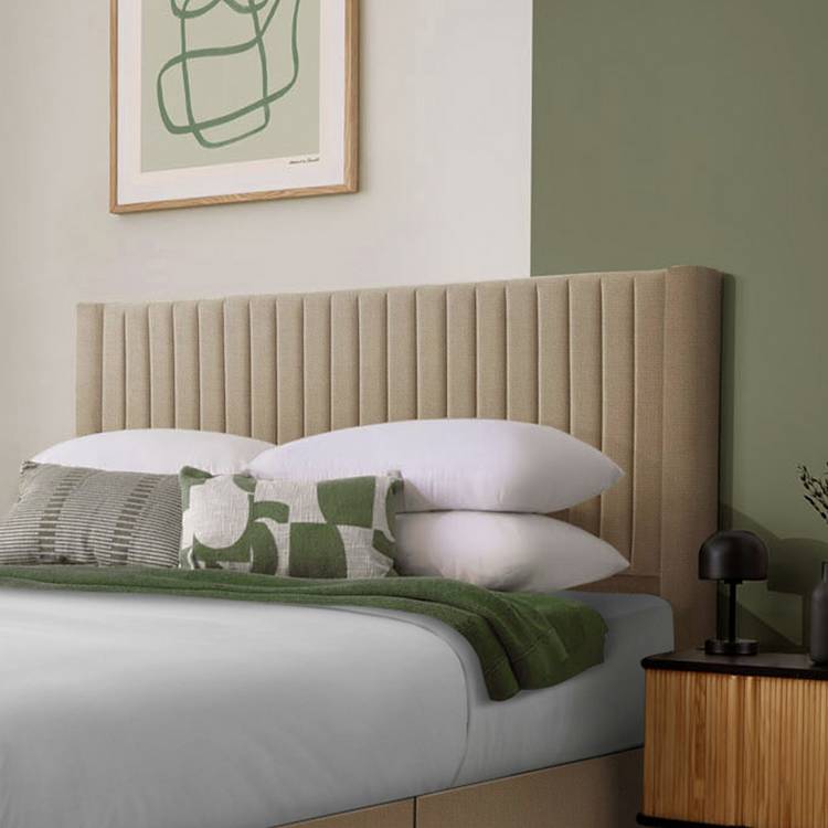 Silentnight Slumber Fabric Double Headboard - Sandstone