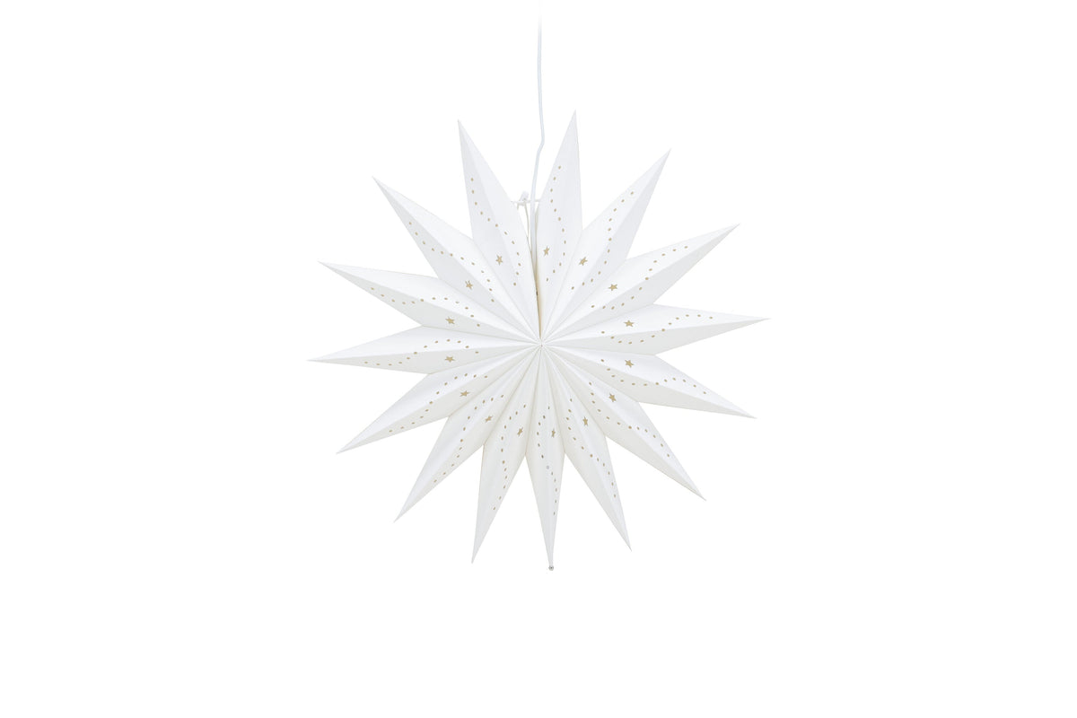 Rebellenclub Hanglamp Waya - wit - Ø 51 cm