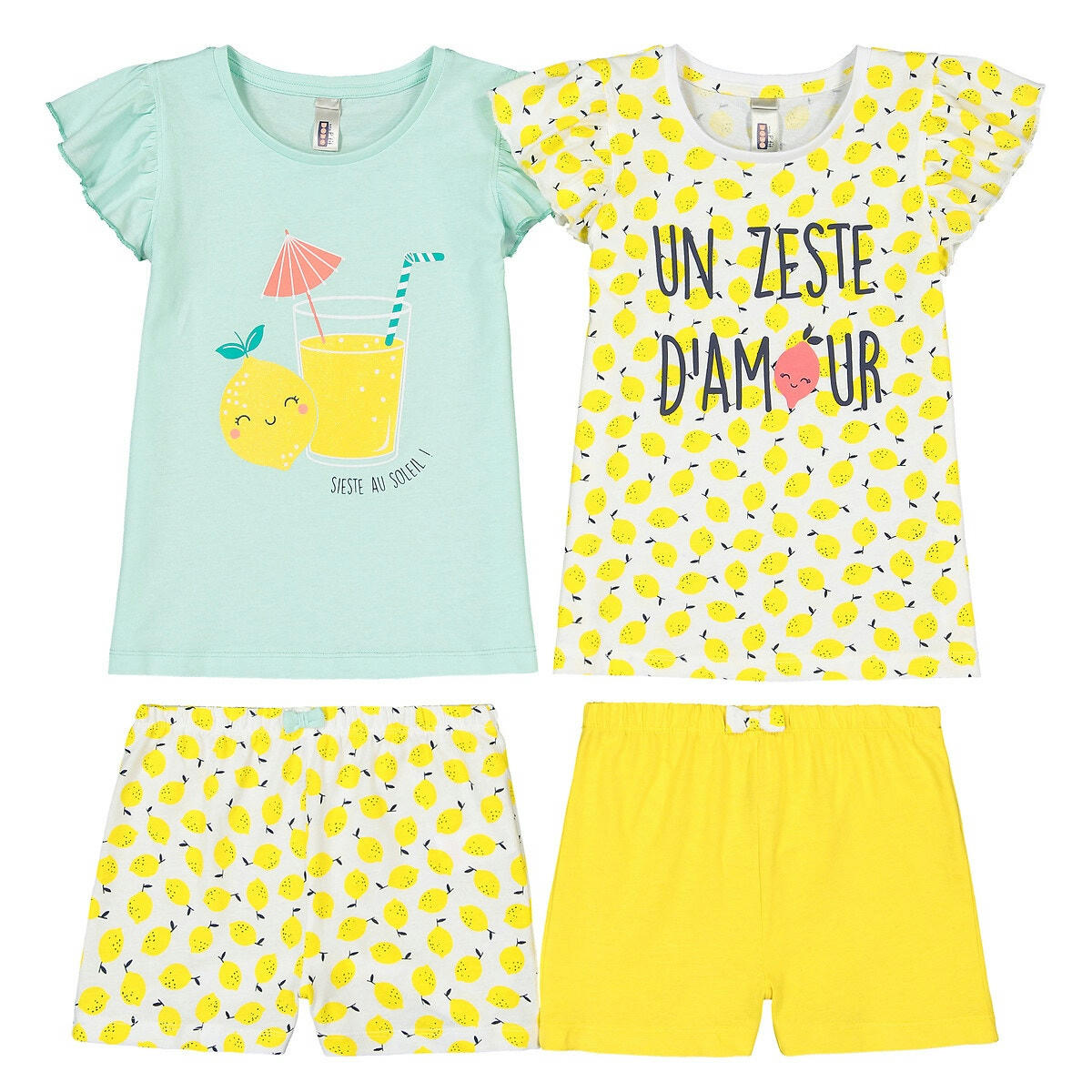 Lot de 2 pyjashorts 3-8 ans