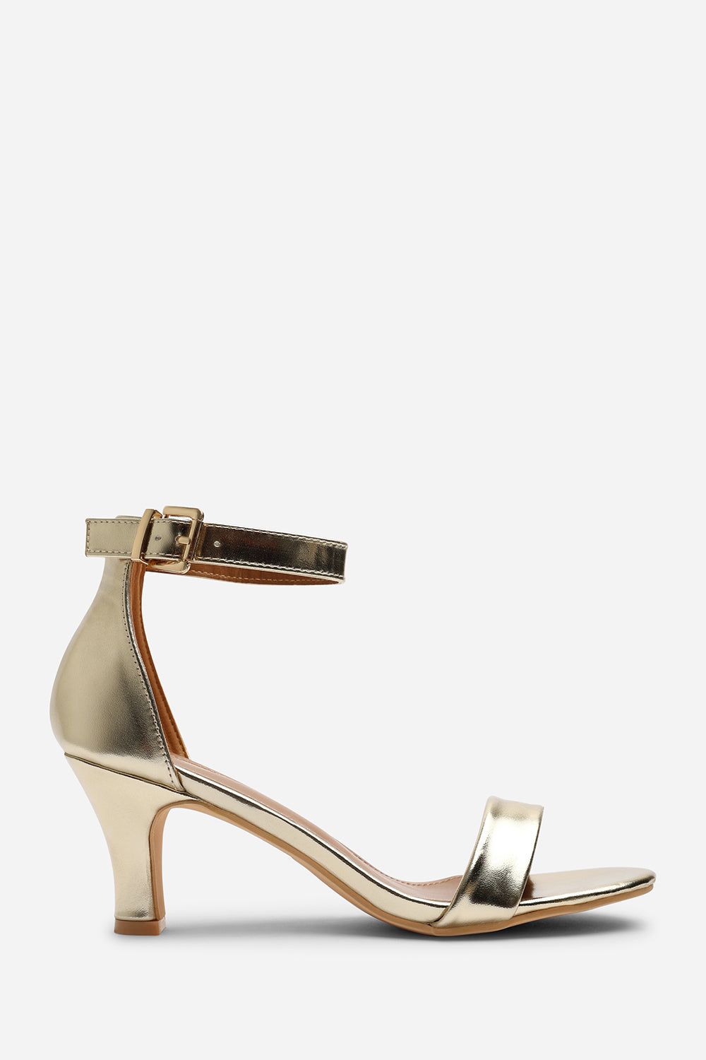 Where's That From Giannia' Open Toe Mid Heel Sandals