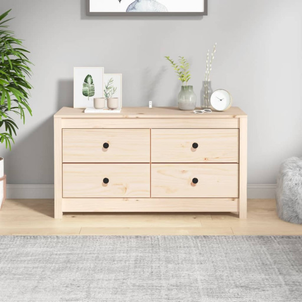 Komoda Brąz 100 x 40 x 54 cm Drewno sosnowe vidaXL