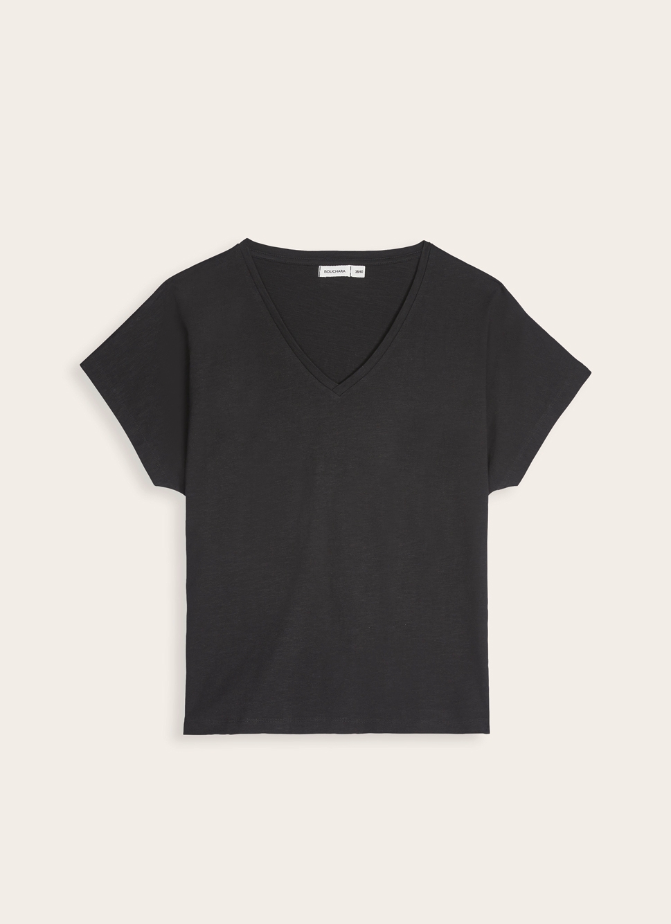 TEE-SHIRT EN COTON NOIR