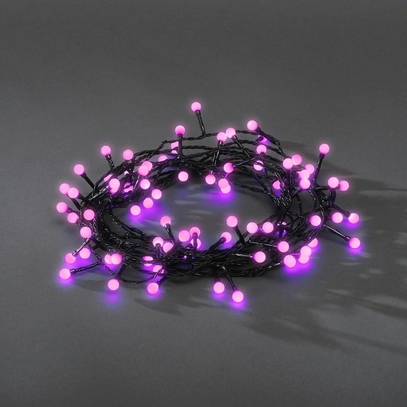 LED Globe-Lichterkette, 3 W, Kunststoff