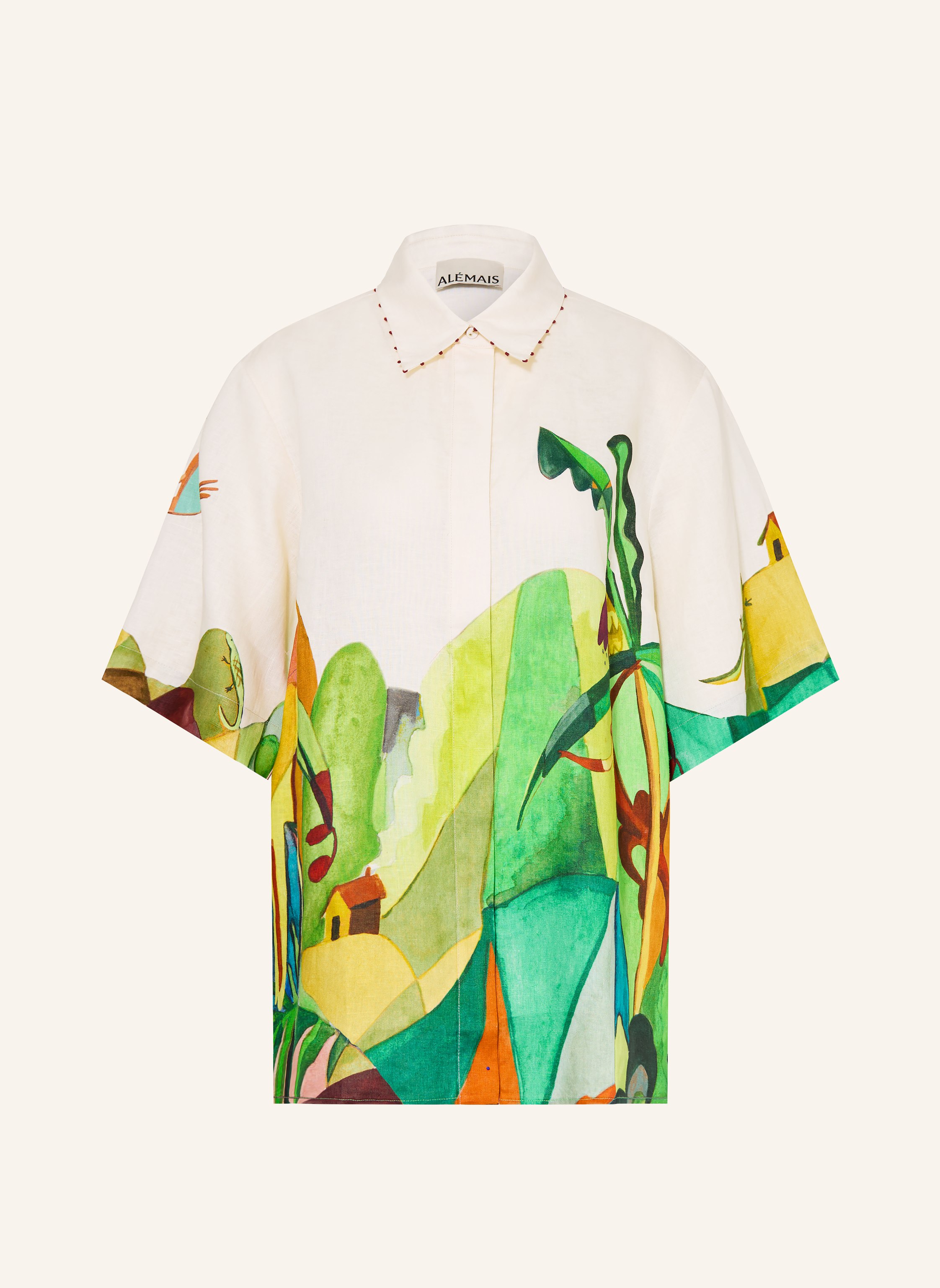 ALÉMAIS Hemdbluse MOKSHINI aus Leinen