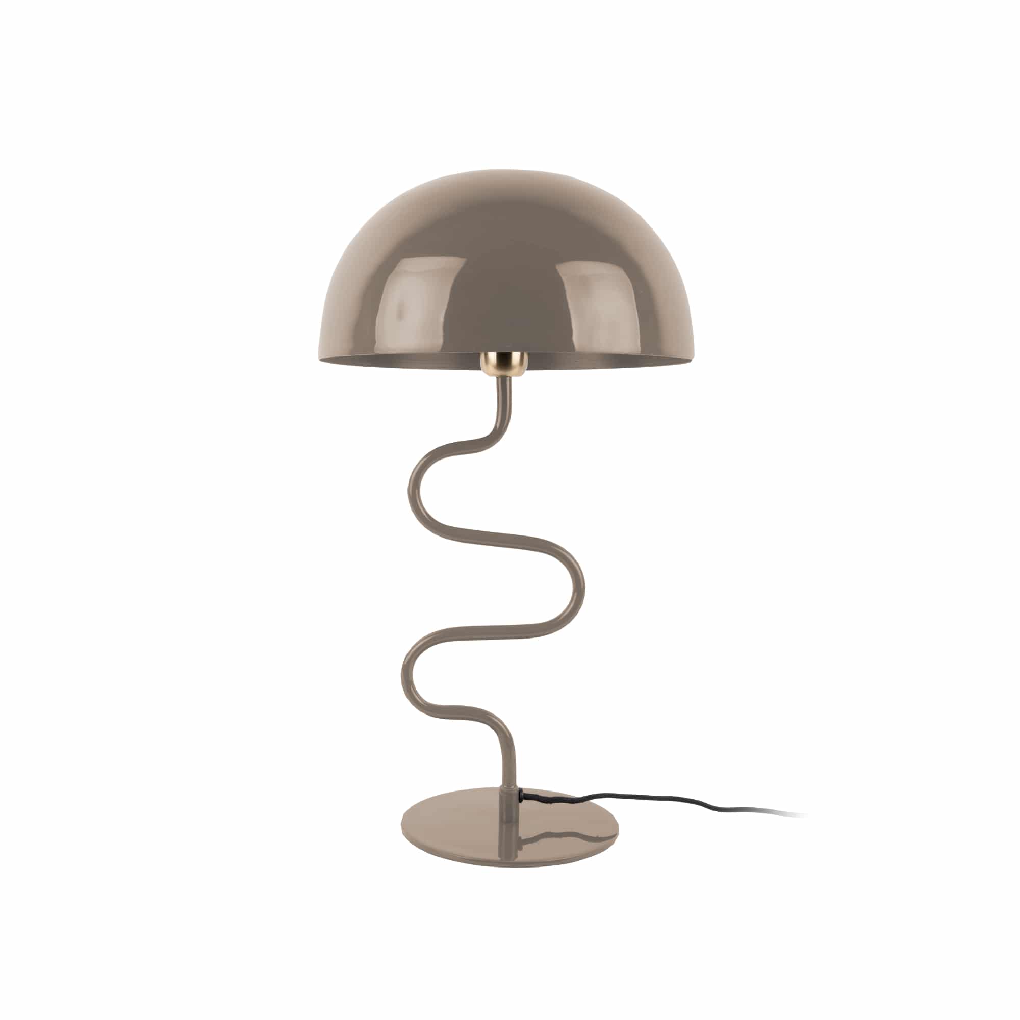 Leitmotiv tafellamp Twist - grijs - 31x31x54cm - Paddenstoellamp