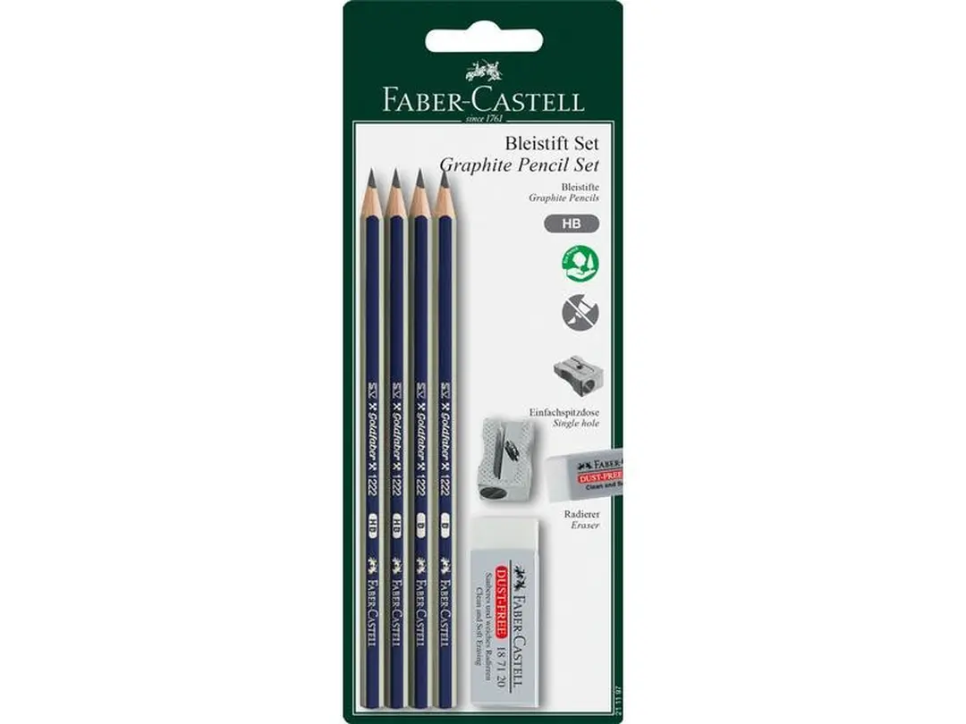 Bleistift 4er-Set Goldfaber