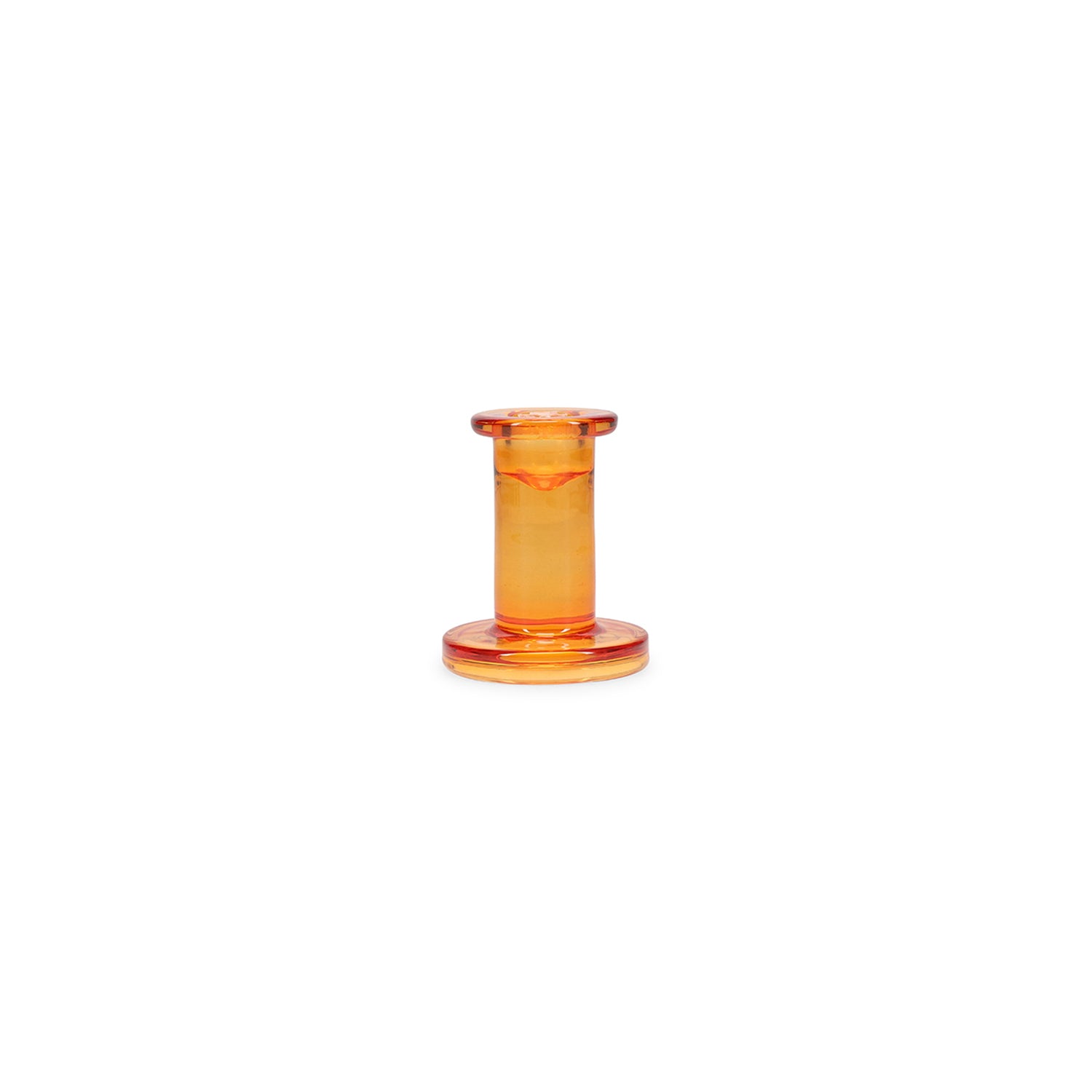 Ona - Kandelaar H8cm tangerine Mood - Set van 2