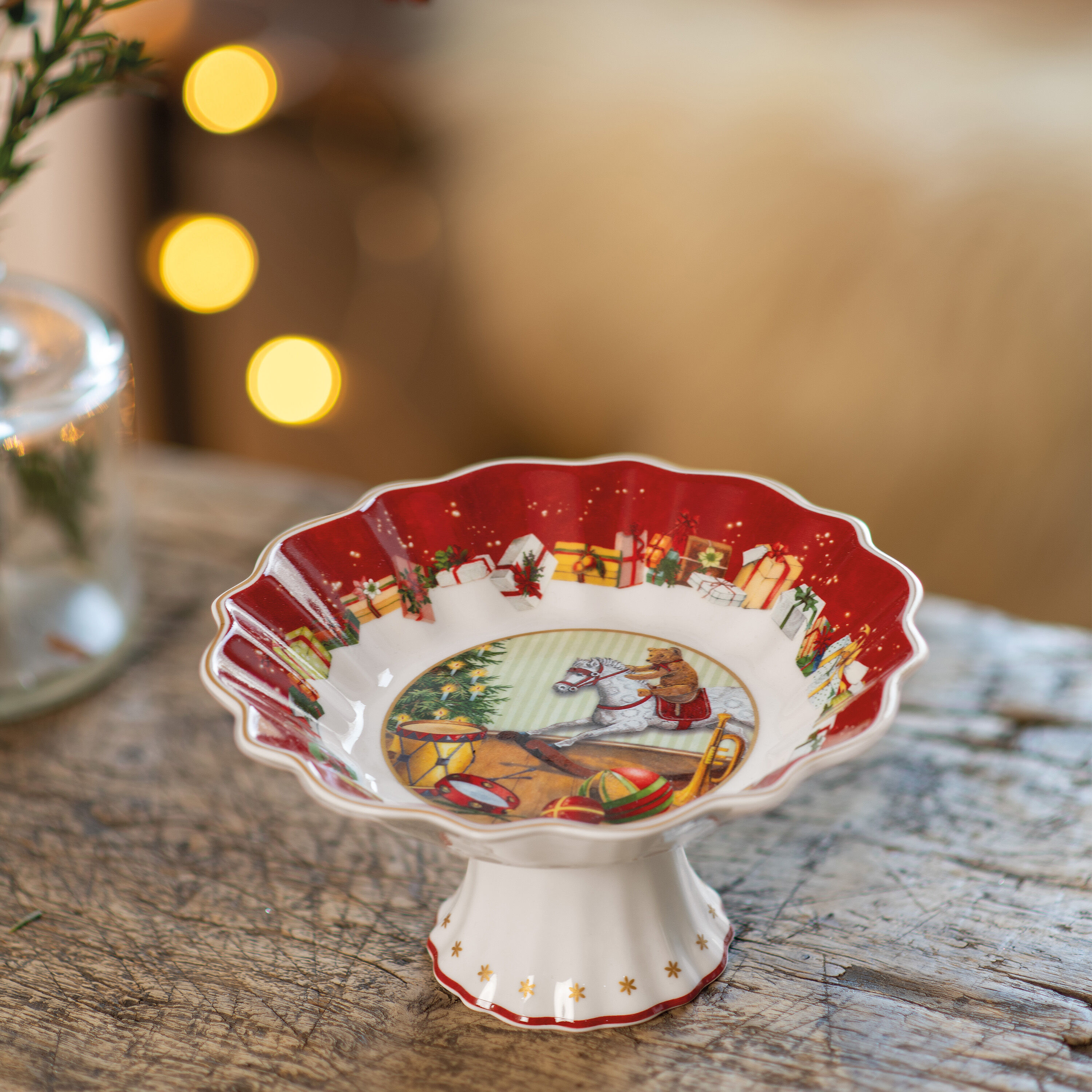 Toy's Fantasy Bowl - Multi-colored, 3.8 oz, Premium Porcelain