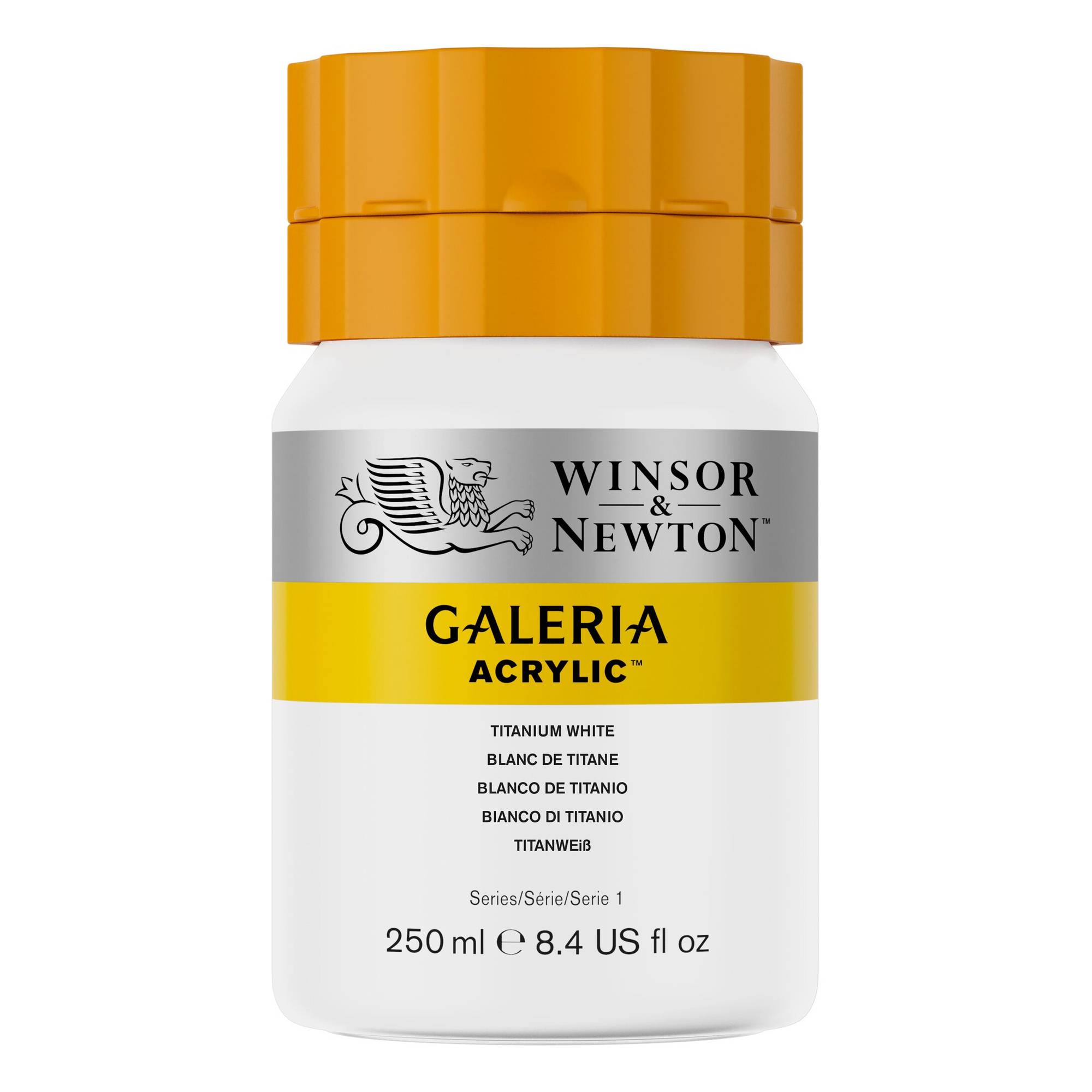 Winsor & Newton Galeria Titanium White Acrylic Paint 250ml