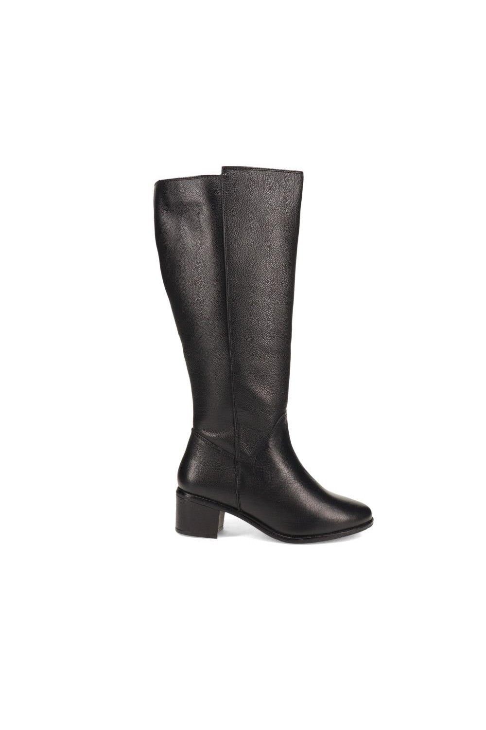 Pavers Wide-Fit Leather Long Boots