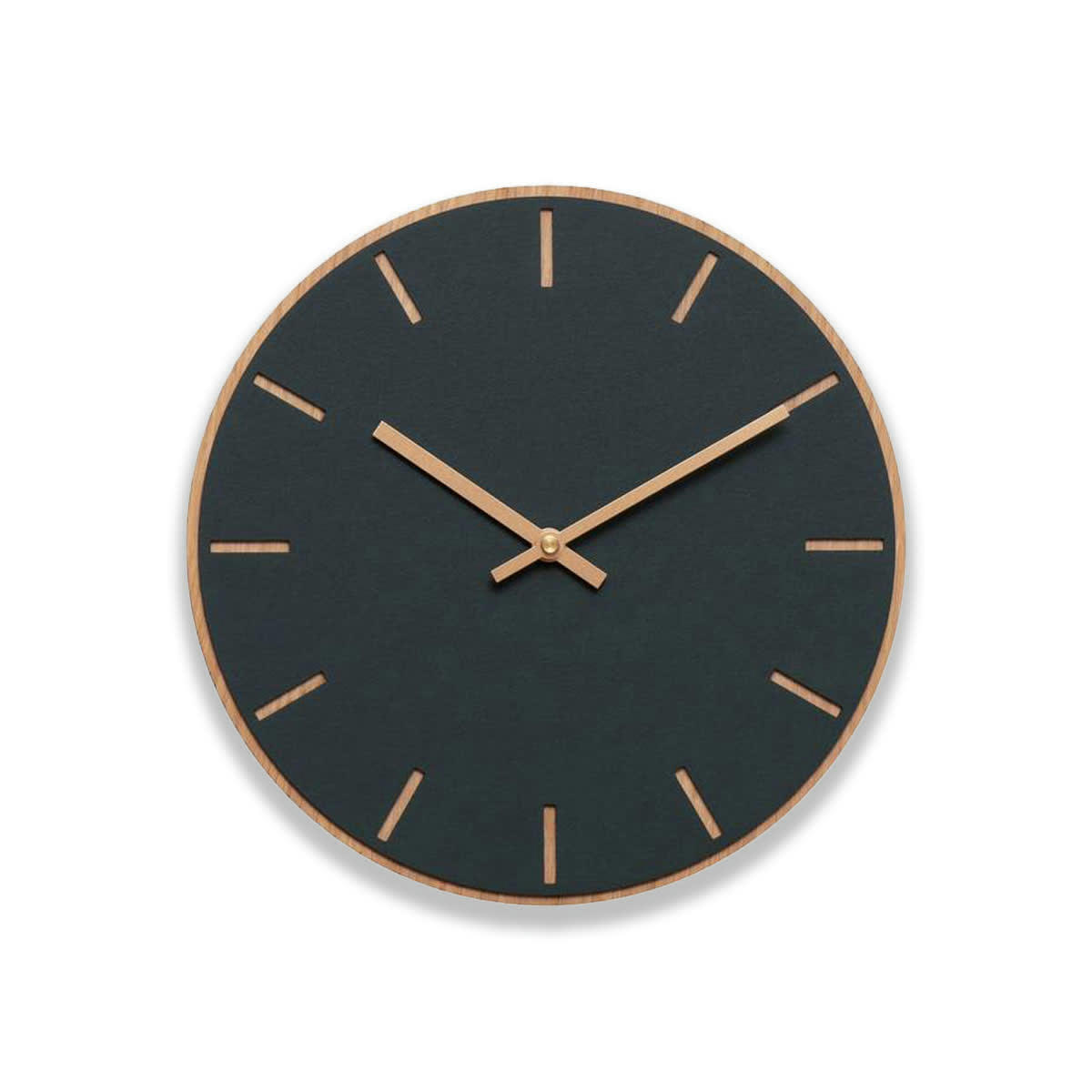 - Horloge murale en linoléum gris D28cm