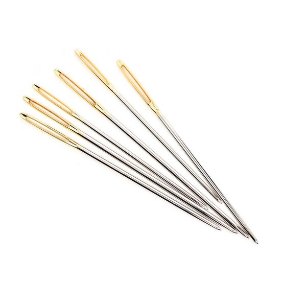 Hemline Gold Tapestry Hand Needles 6 Pack