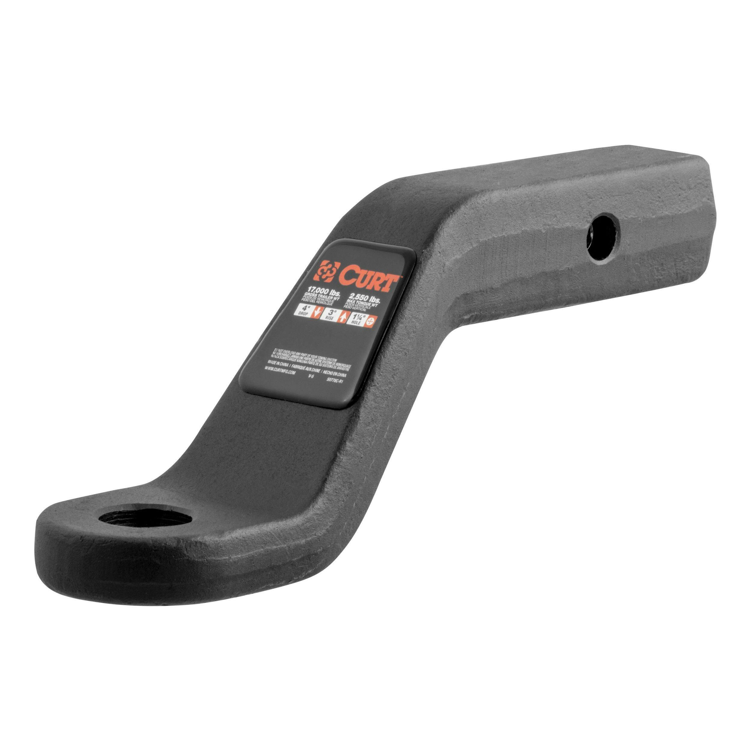 CURT Forged Ball Mount (2-in Shank, 17,000-lb, 4-in Drop)