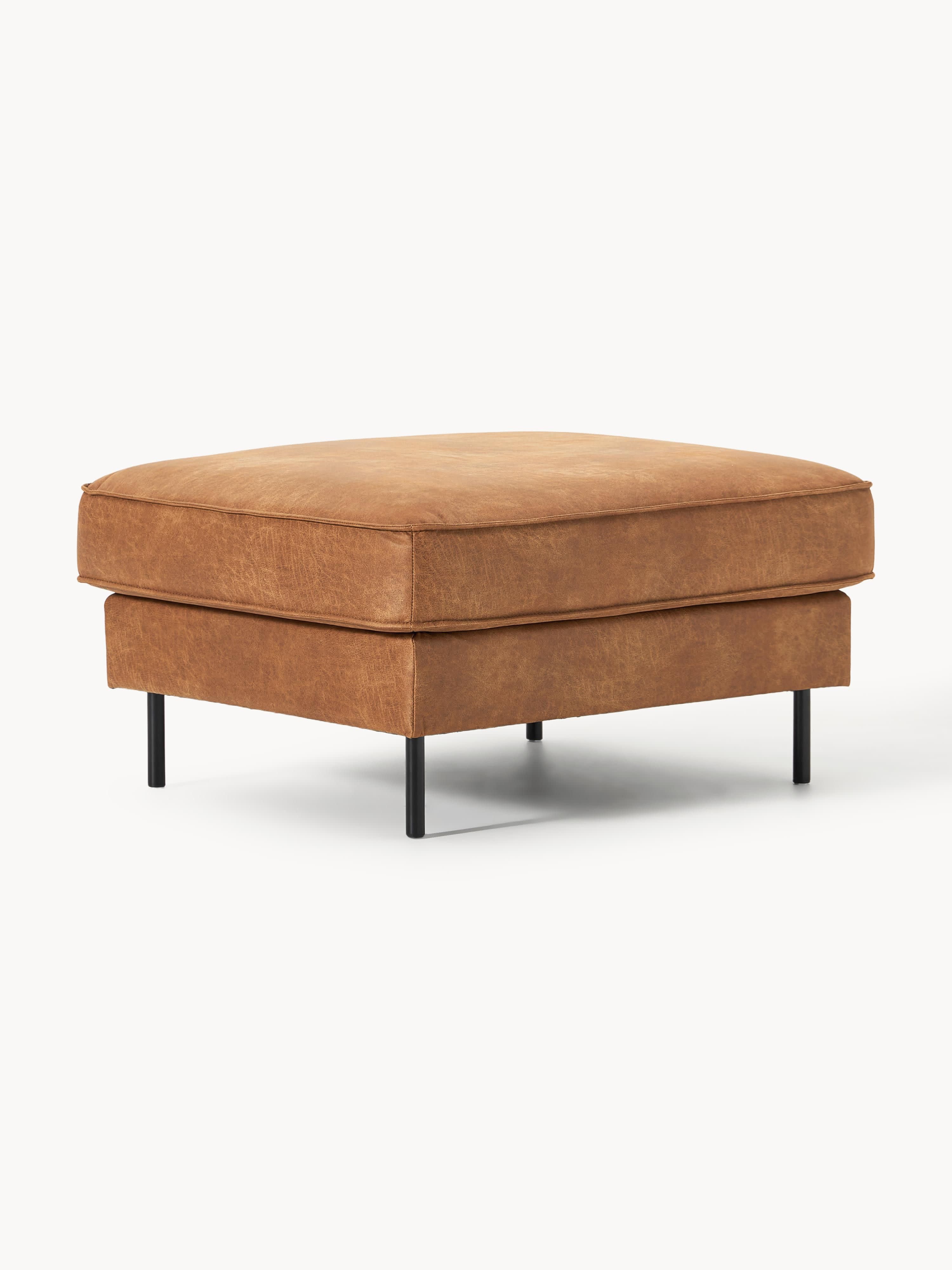 Sofa-Hocker Hunter aus recyceltem Leder